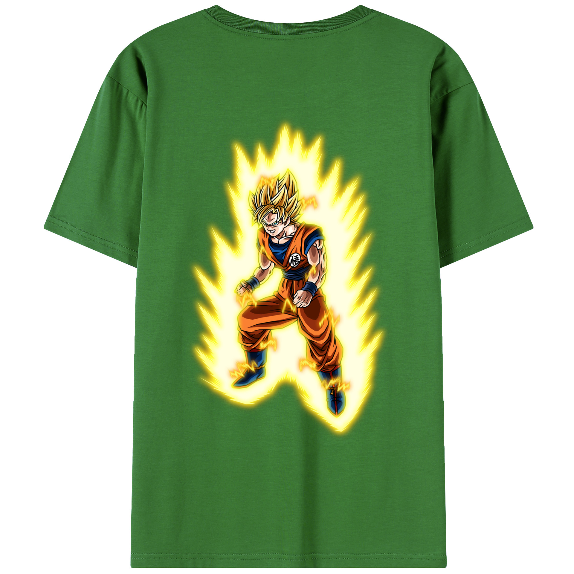 （画像用） ドラゴンボール 孫悟空（そん ごくう）Son Goku カカロット DRAGON BALL Kakarotto レディース半袖Tシャツ(バックプリント)